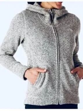 The North Face Women's Crescent Full-Zip Sweater Fleece Hoodie SZ XS EUC